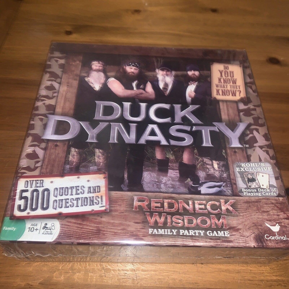 New Sealed Duck Dynasty Redneck Wisdom Board Game